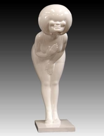Art Platform ~ Post Standard Times - Girl by Gao Xiao Wu